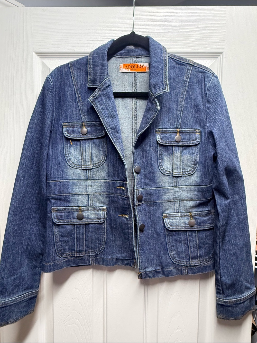 APOLLO Women's Blue Denim Jean Jacket